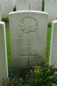 Canada Cemetery Tilloy Les Cambrai - McFadden, Frank